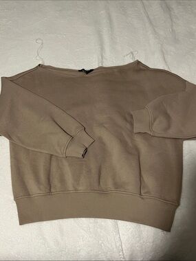 NWOT Rae Mode Sweatshirt 1X Tan